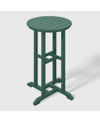 37" Counter Height Round Outdoor Patio Bistro Bar Table