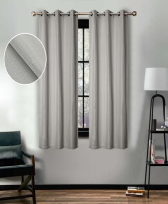 Superior Linen-Inspired Classic Room Darkening Modern Fade Resistant 2-Piece Curtain Set with Grommet Header Top, 42" X 63"