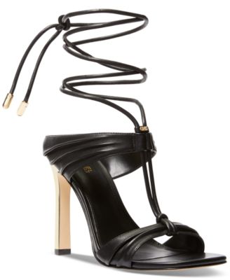 Michael Kors - Women's MMK Gabriellea Ankle Tie Dress Sandals