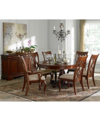 macy's bordeaux dining set