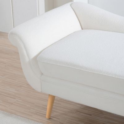 Chaise Lounge With Scroll Arms