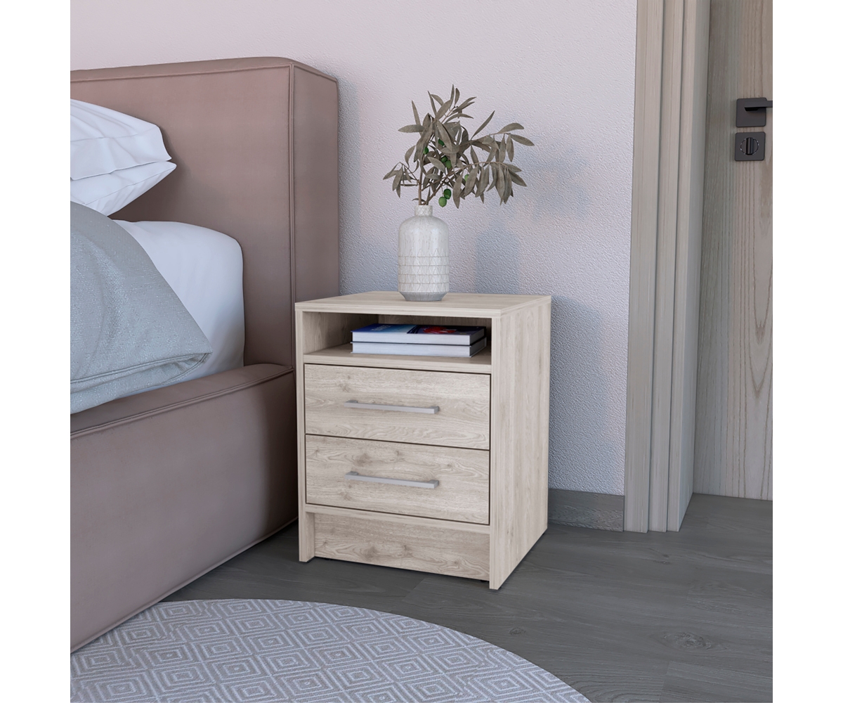 Streamdale Furniture Nightstand Cartiz, Two Drawers