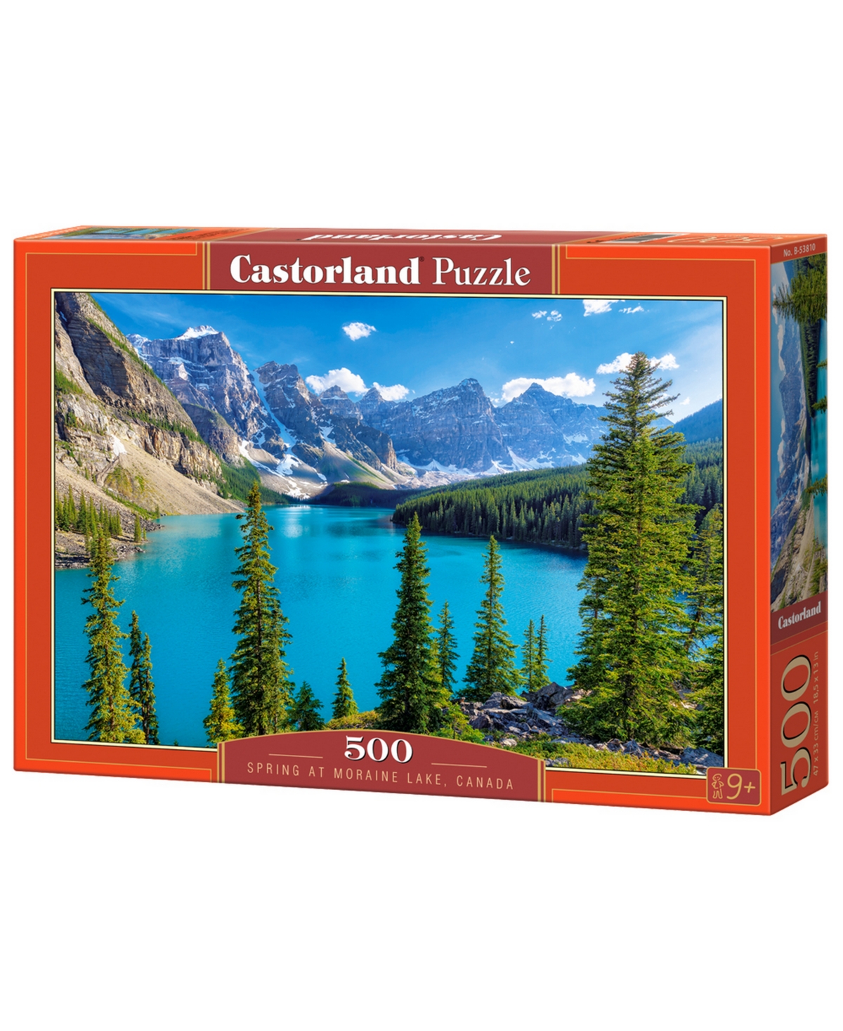 Castorland Spring at Moraine Lake, Canada 500 Piece Jigsaw Puzzle