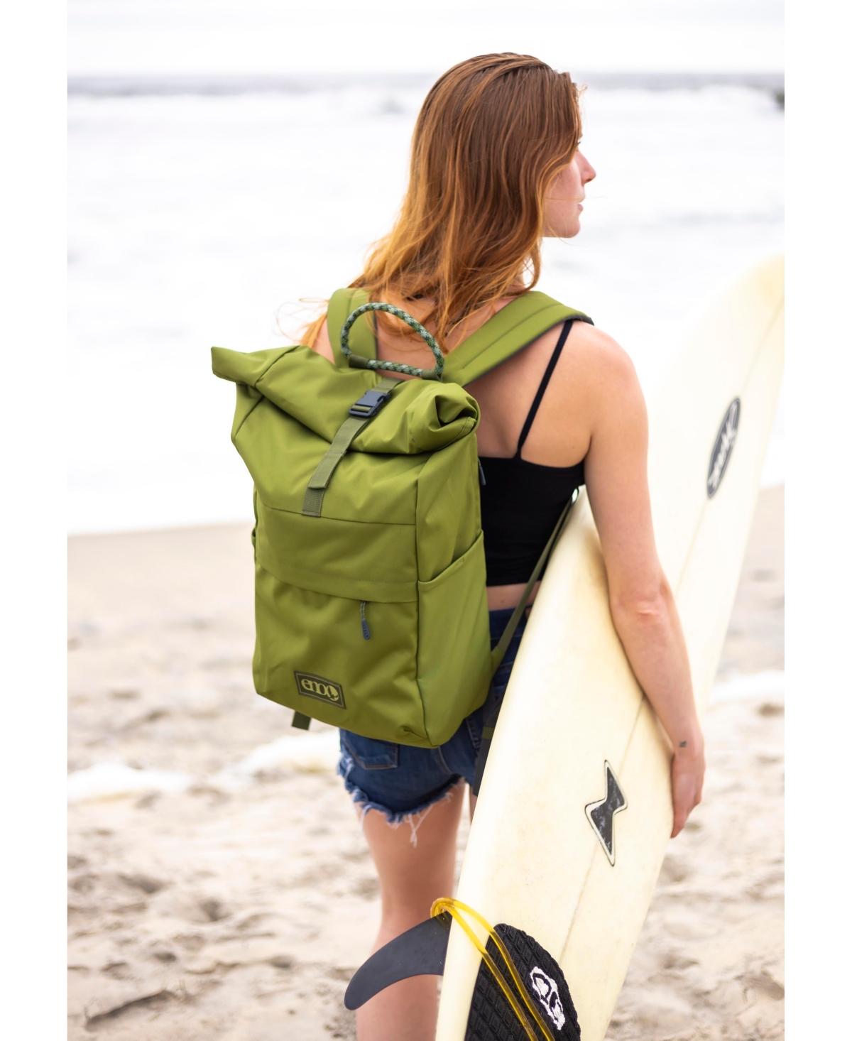 Eno Roan Tote Pack - 20L Outdoor Backpack for Men and Women - For Hiking, Camping, Backpacking, Beach, and Festivals -- Deep Sea