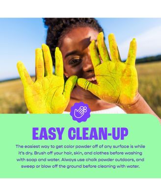 Color Powder, Vibrant Blue Holi Color, 10 Pounds (1 Pound per Packet), Pack of 10