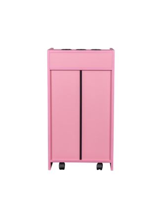 Salon Storage Cabinet with Hairdryer Holder