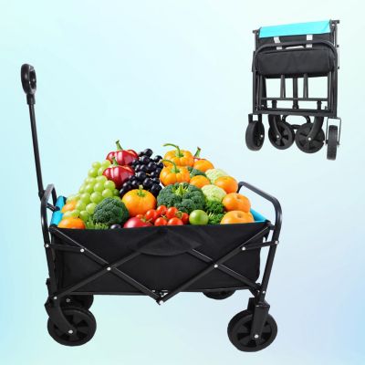 Folding Wagon Garden Shopping Beach Cart