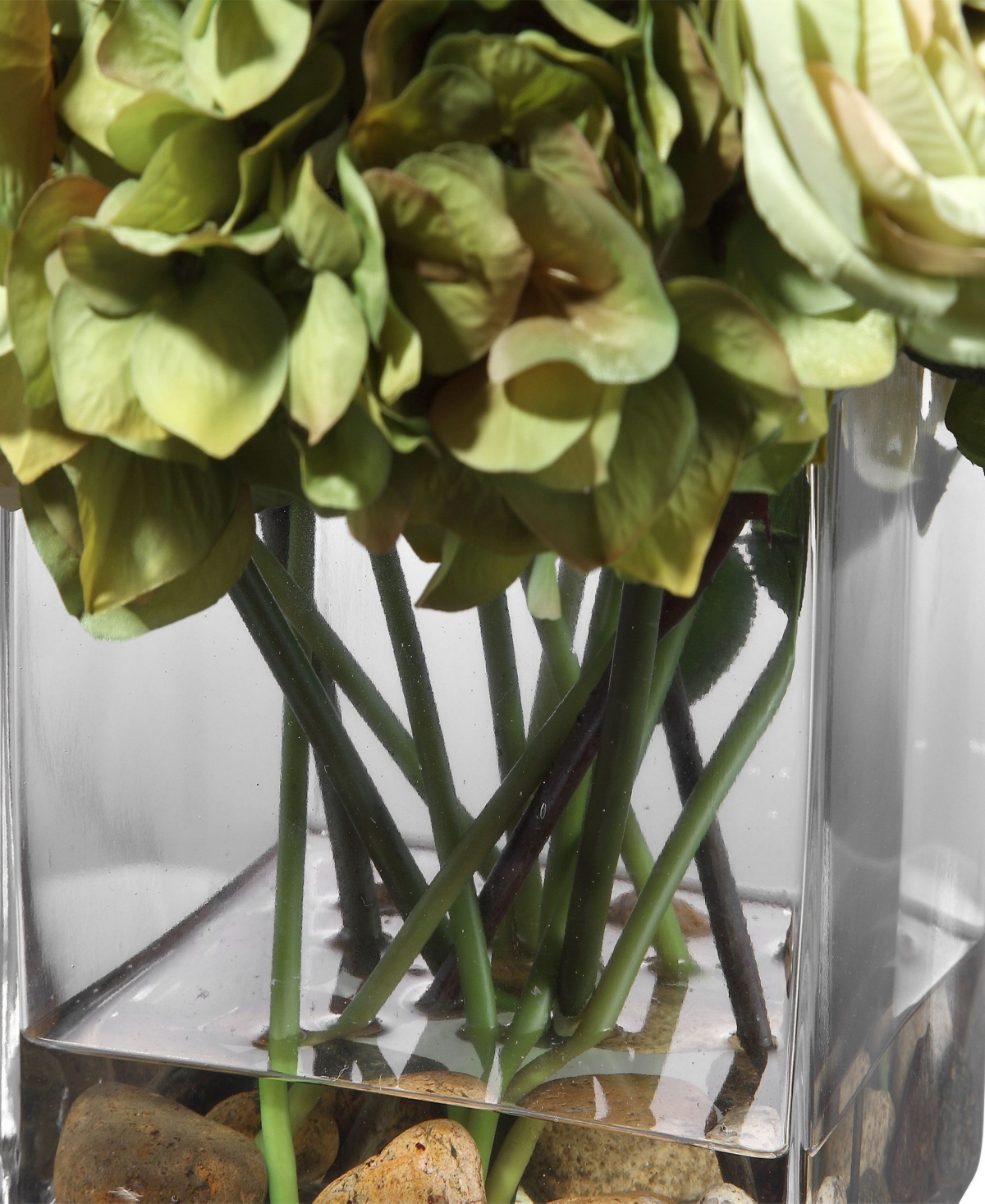 Uttermost Cecily Hydrangea Bouquet In Green