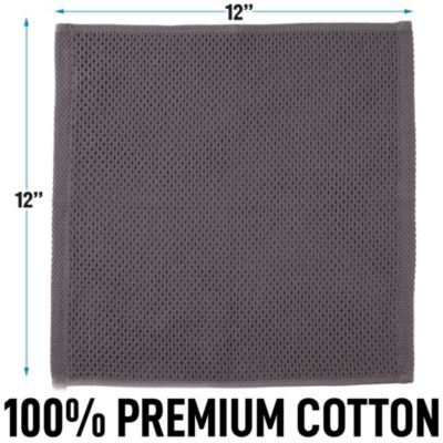 Reusable 100% Cotton Waffle Weave 3 Pc. Kitchen Towels