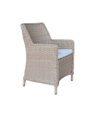 Outdoor Wicker Patio Dining Chair with Cushion