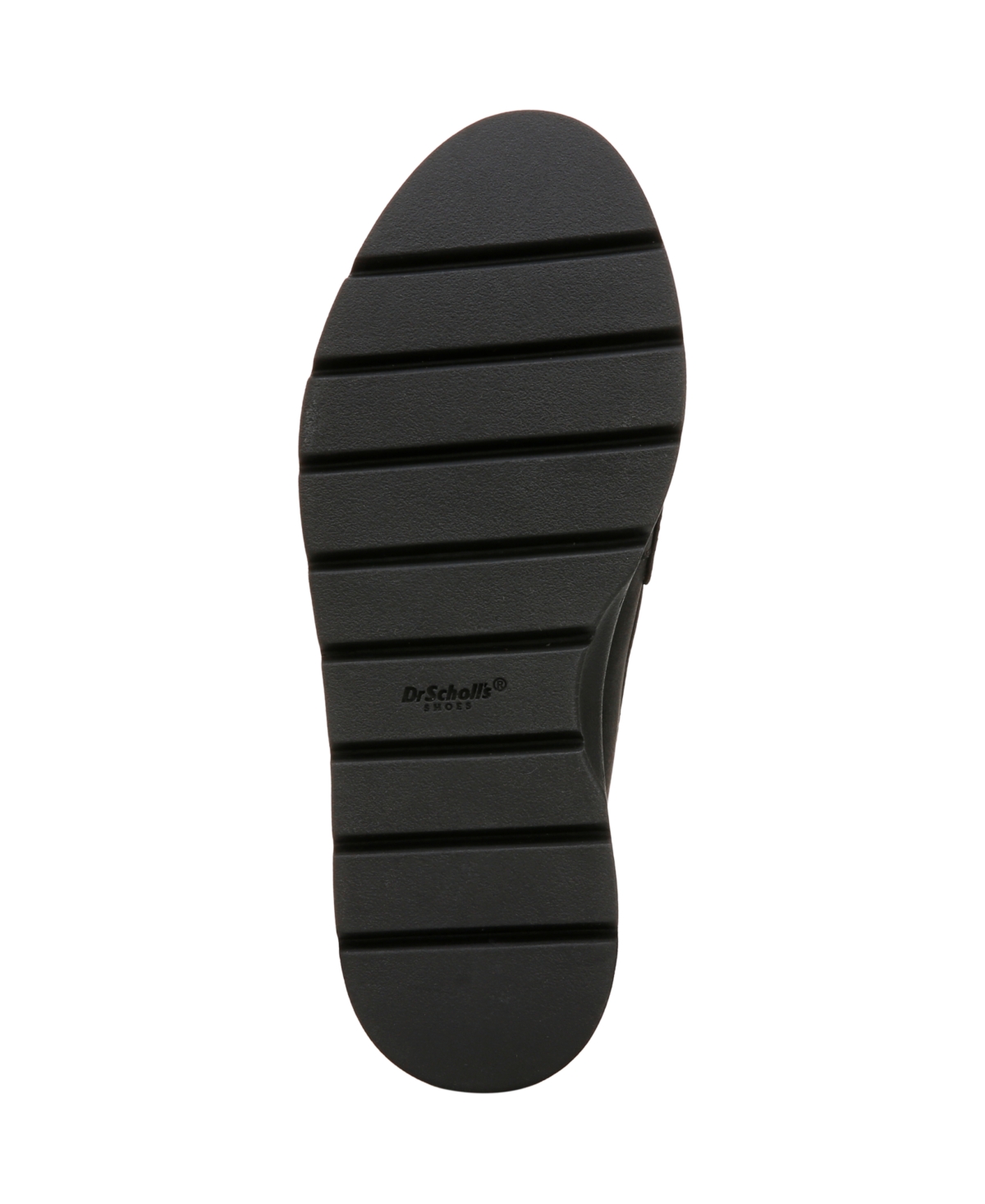 Shop Dr. Scholl's Women's Nice Day Max Platform Lug Sole Loafers In Black Faux Leather