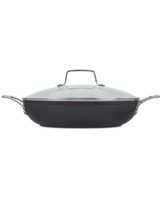 Essential Nonstick Ceramic 3.5-Qt. Shallow&nbsp;Braiser&nbsp;with Glass Lid