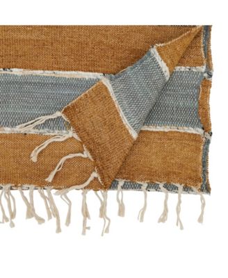Boho Chic Fringe-Edged Table Runner, 16"x72"