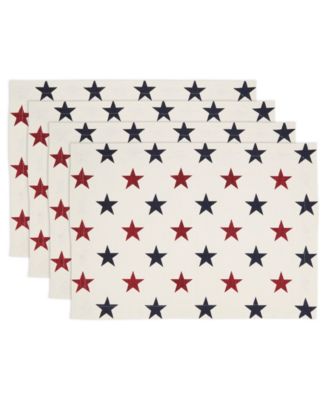 Americana Stars Placemat Set of 4, 14"x20"