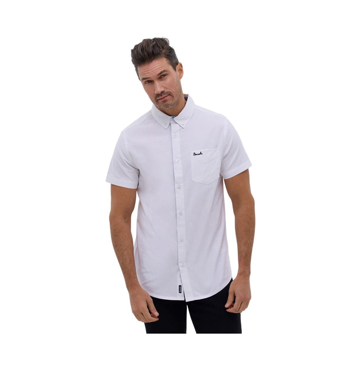 Bowdon Short Sleeve Oxford Shirt - White