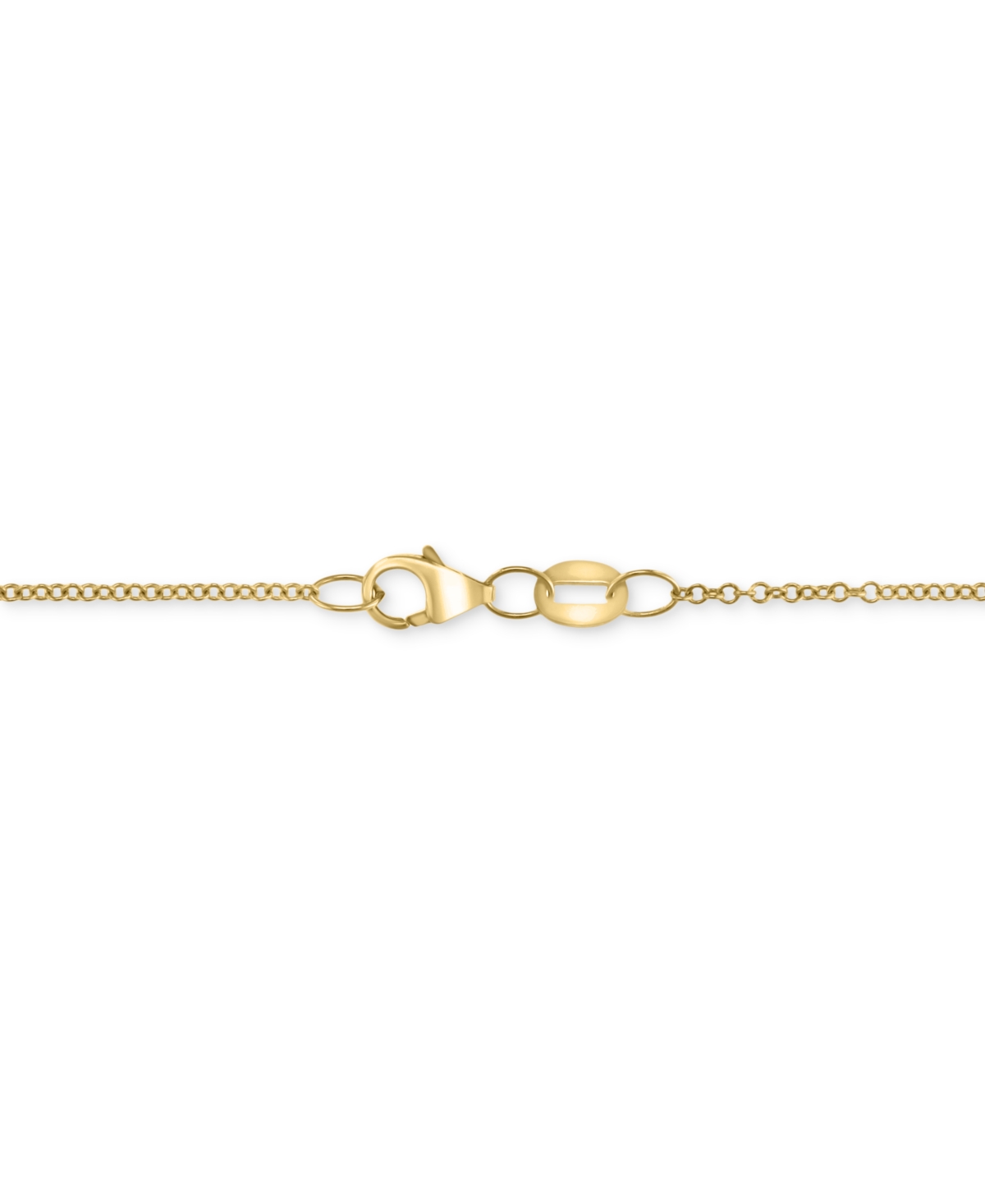 EFFY COLLECTION EFFY SAPPHIRE (1-1/2 CT. T.W.) & DIAMOND (1/4 CT. T.W.) OPENWORK FILIGREE 18" PENDANT NECKLACE IN 14 