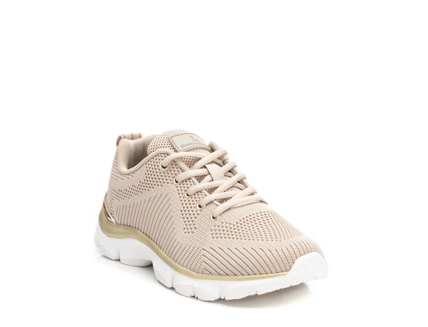 Женские кроссовки XTI Lace-Up, цвет: Бежевый — фото 1