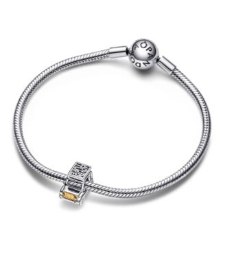 Sterling Silver Two-tone Adventure Car Charm