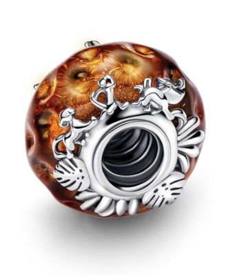 Sterling Silver The Lion King Murano Glass Charm