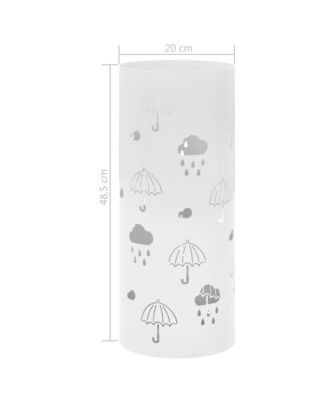 Umbrella Stand Umbrellas Steel White