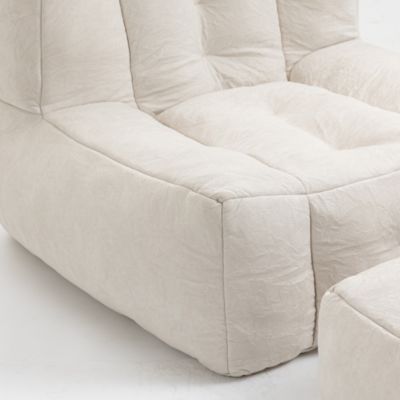 Bean Bag and Ottoman Set for Adults and Kids