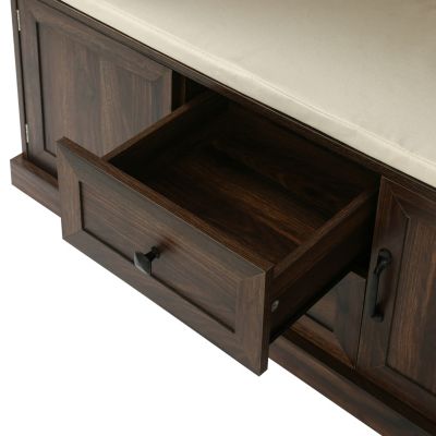 Streamdale Tiger Hall Tree with Hooks and Bench