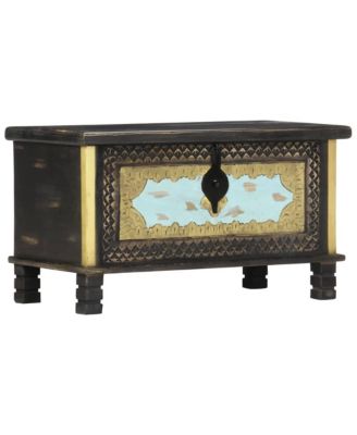 31.5&amp;#x22;x15.7&amp;#x22;x17.7&amp;#x22; Solid Mango Wood Storage Chest