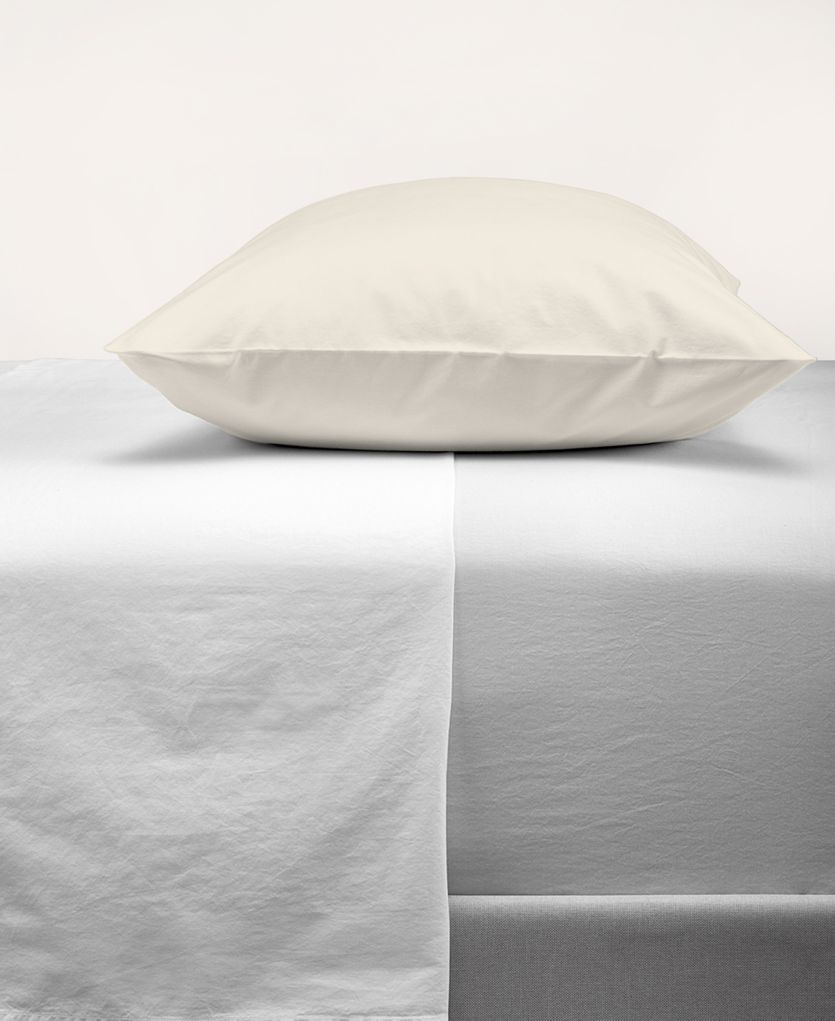 Purity Home Ultra-Light Cool Crisp 100% Cotton Percale Pillowcase Pair