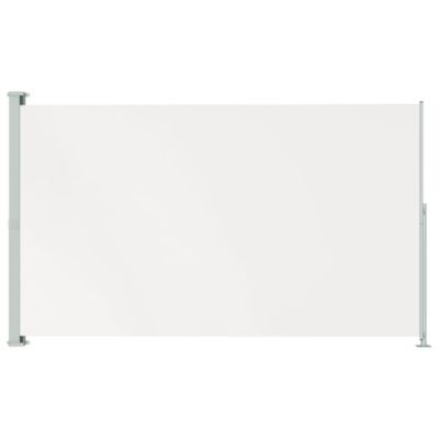 Patio Retractable Side Awning 86.6"x118.1" Cream