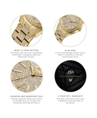 Women's Cristal 34 (0.12 ct. t.w.) Diamond 18k Gold-plated Stainless-steel Watch 38mm