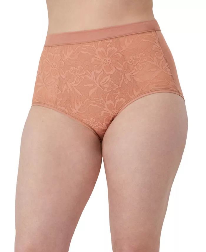 Women's Breathe Lace High-Rise Brief Underwear DFCLBF