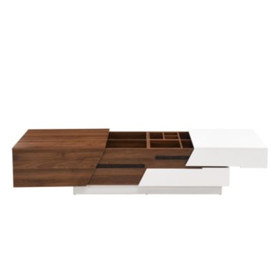 Extendable Coffee Table with Storage