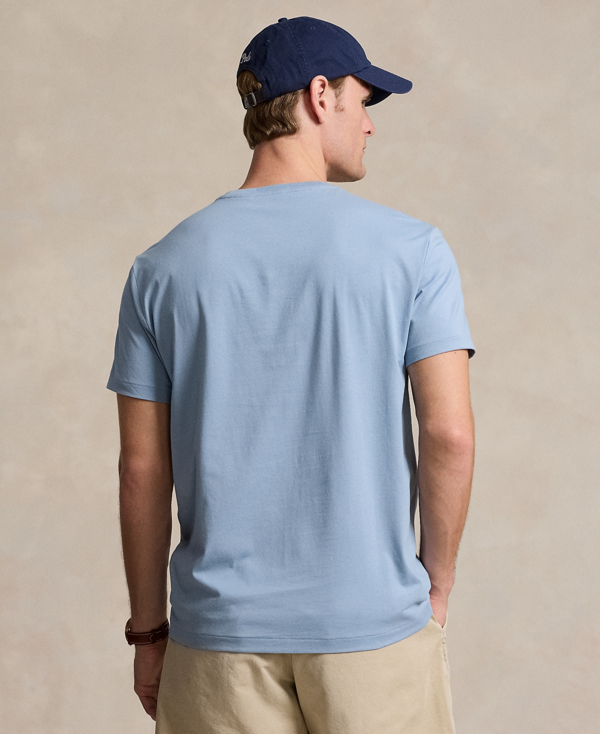 Polo Ralph Lauren Men's Classic-Fit Plaid-Logo Jersey T-Shirt