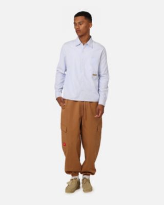 Men's Experience Stripe Oversized Button Up Shirt