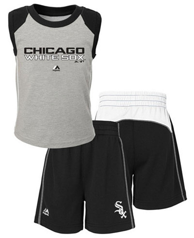 Majestic Toddlers' Chicago White Sox Tank and Shorts Set