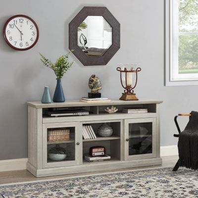 Streamdale Modern 65" TV Media Stand, Stone Gray, 60"x15.75"x29