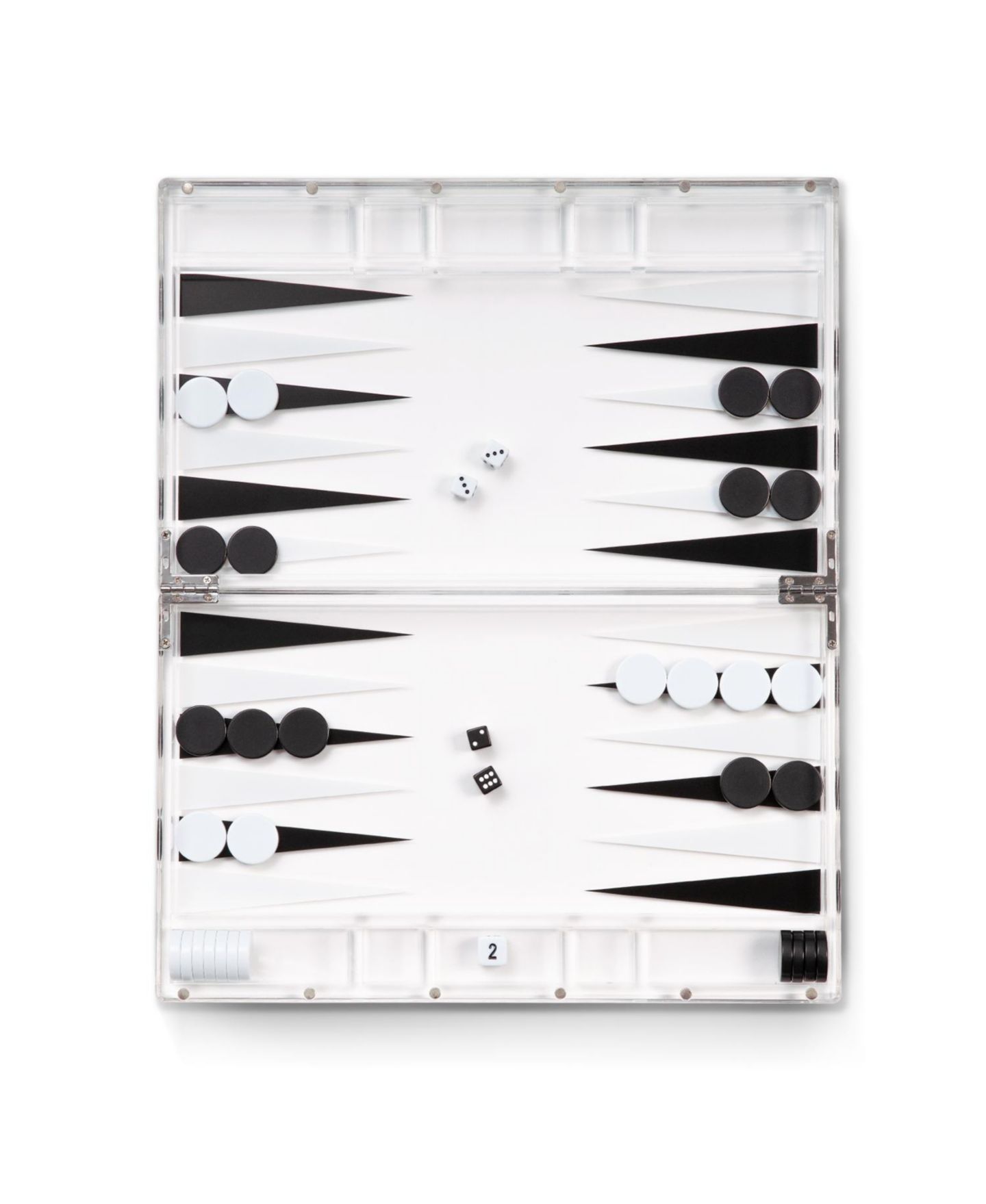 Детские игрушки Bey-Berk Acrylic 14" Backgammon Set — фото 3