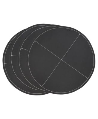 PU Leather Luxe Placemat Set of 4,15"x15"