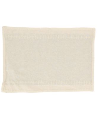 Whipstitched Border Design Placemat Set of 4, 14"x20"