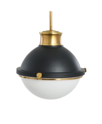 Cameron - 2-Tone Metal and Frosted Glass Ceiling