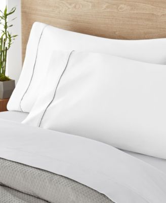 Purity Home 400 Thread Count Cotton Percale Pillowcase Pair, Standard