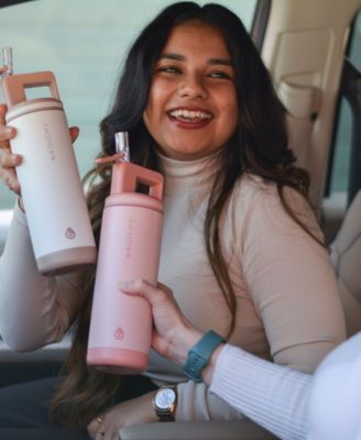 Alpine Flip 'N Sip Insulated, Leakproof Water Bottle with Straw, 20 OZ