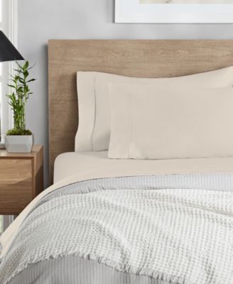 400 Thread Count Cotton Percale 3-Pc. Sheet Set, Twin