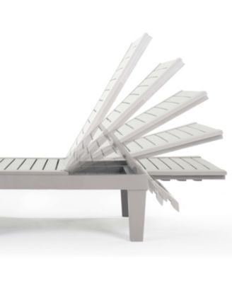 Adjustable & Waterproof Outdoor Patio Chaise Lounge Chairs - Set of 2