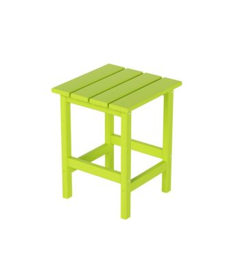 5 Piece Outdoor Adirondack Folding Chair with Ottoman Side Table Set