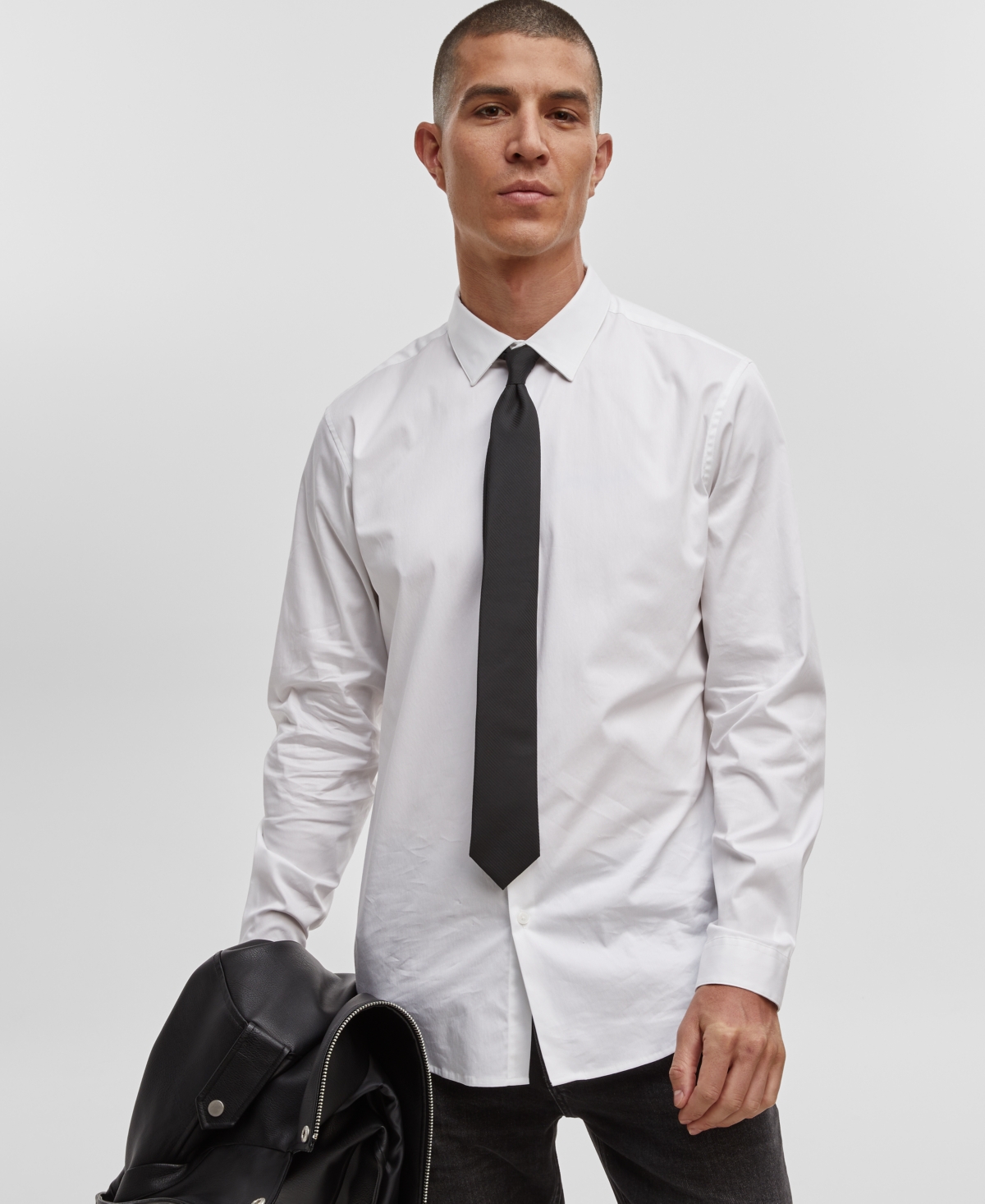 Men's Slim-Fit Button-Down Sport Shirt, Created for Macy's - Pale Indigo