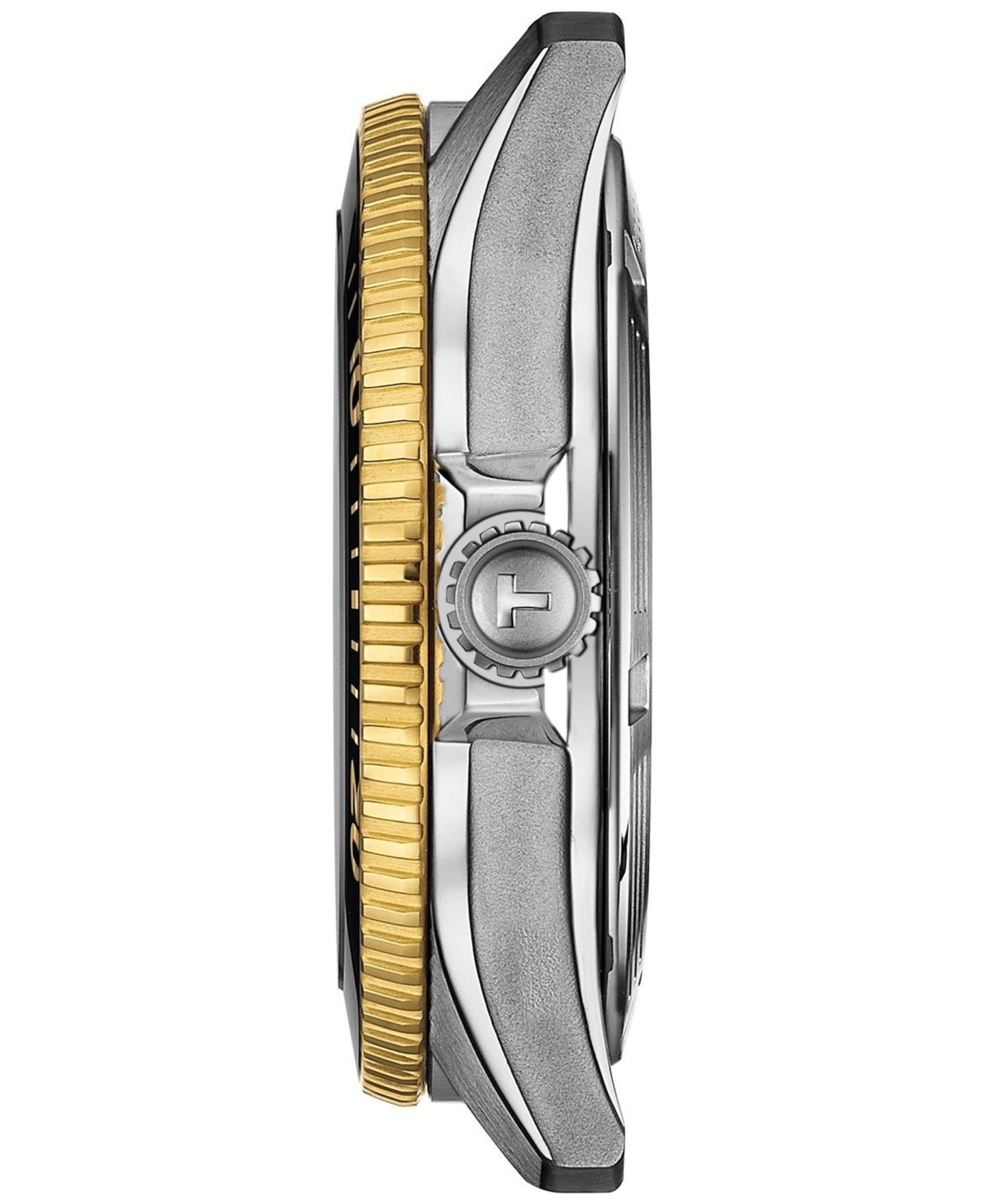 Мужские часы Tissot Swiss Automatic Seastar 1000 Powermatic 80 Two-Tone Stainless Steel Bracelet Watch 40mm — фото 3