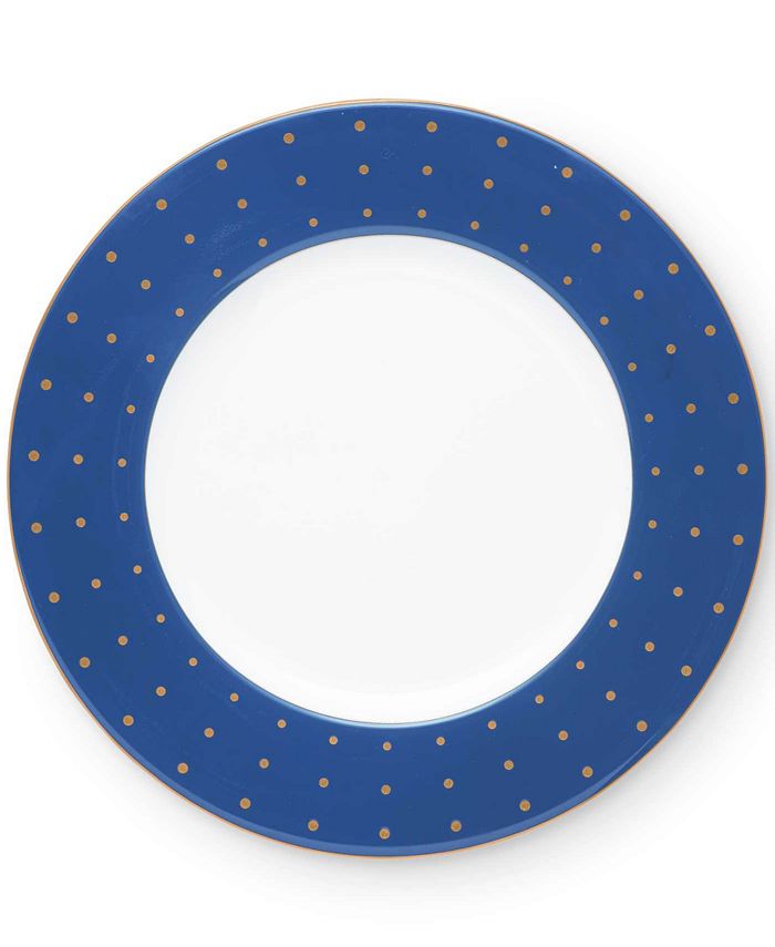 kate spade new york - "Library Lane" Navy 9" Accent Plate