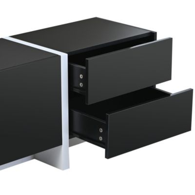 Modern Rectangle TV Stand for TVs Up To 80"