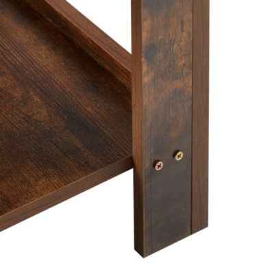  Rattan End Table with Drawer